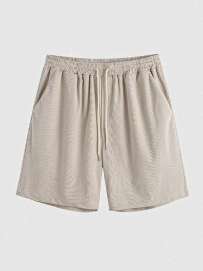 Corduroy Shirt And Shorts Two Pieces Set-My 3D Hoodie