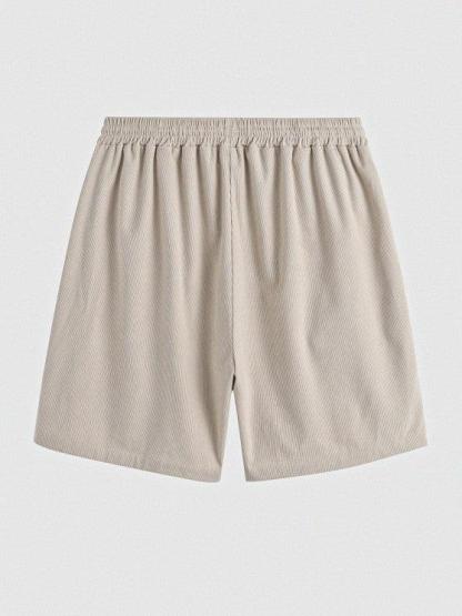 Corduroy Shirt And Shorts Two Pieces Set-My 3D Hoodie