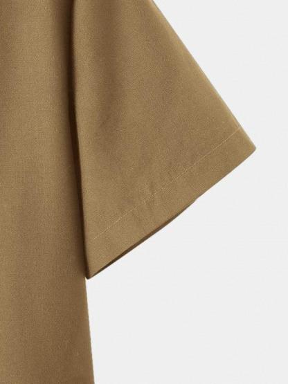Casual Collar Single Button Shirt And Shorts-My 3D Hoodie