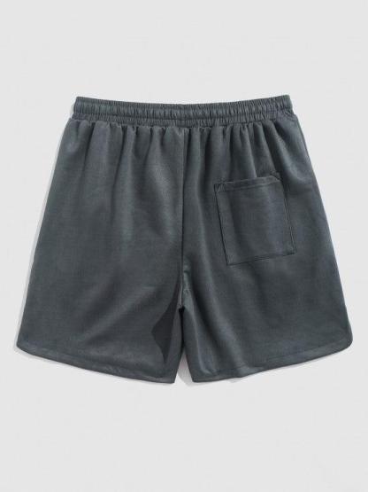 Solid Plain Short Sleeves T Shirt And Shorts-My 3D Hoodie