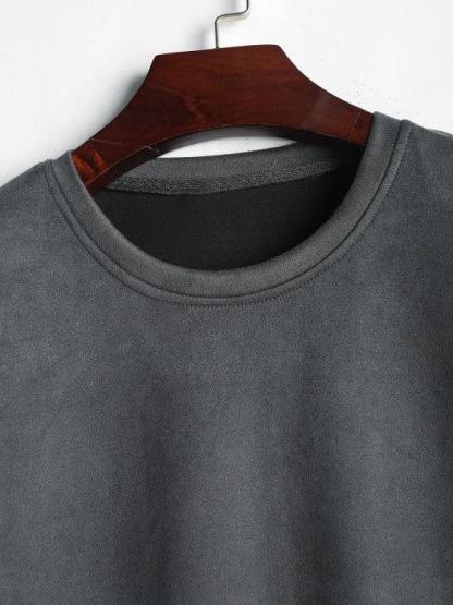 Solid Plain Short Sleeves T Shirt And Shorts-My 3D Hoodie