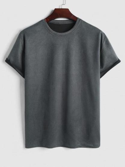 Solid Plain Short Sleeves T Shirt And Shorts-My 3D Hoodie