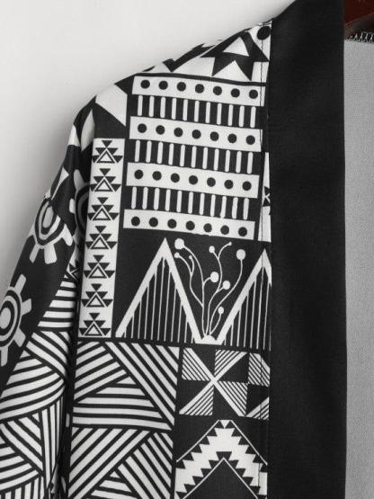 Japanese Print Kimono And Casual Shorts Set-My 3D Hoodie