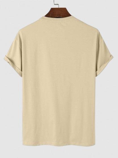 Letter Printed T Shirt And Drawstring Shorts-My 3D Hoodie