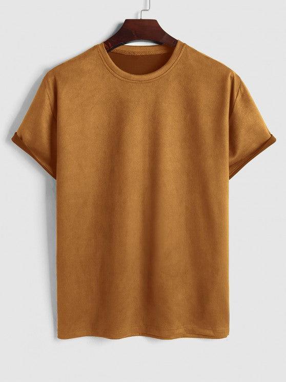 Solid Plain Short Sleeves T Shirt And Shorts-My 3D Hoodie