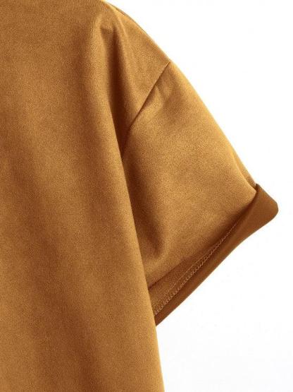 Solid Plain Short Sleeves T Shirt And Shorts-My 3D Hoodie