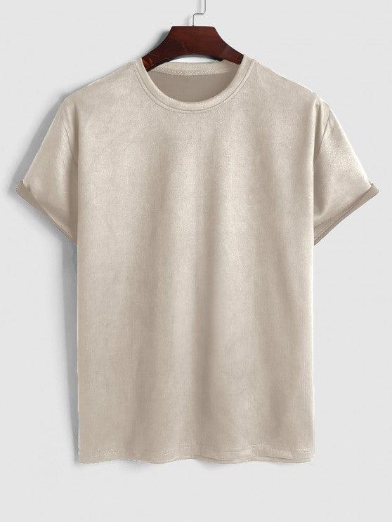 Solid Plain Short Sleeves T Shirt And Shorts-My 3D Hoodie