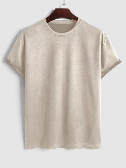 Solid Plain Short Sleeves T Shirt And Shorts-My 3D Hoodie