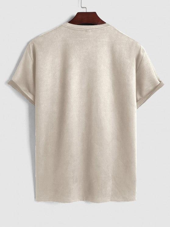 Solid Plain Short Sleeves T Shirt And Shorts-My 3D Hoodie
