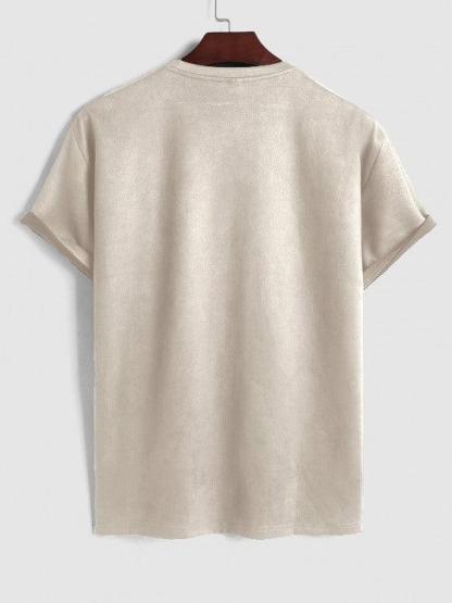 Solid Plain Short Sleeves T Shirt And Shorts-My 3D Hoodie