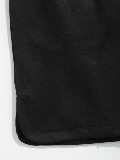 Solid Plain Short Sleeves T Shirt And Shorts-My 3D Hoodie