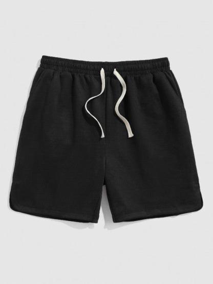 Solid Plain Short Sleeves T Shirt And Shorts-My 3D Hoodie