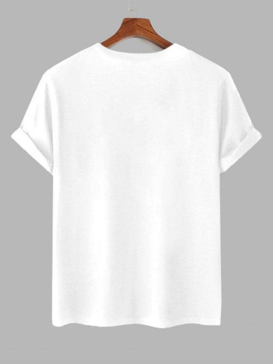 Casual Rose Print T Shirt And Shorts-My 3D Hoodie