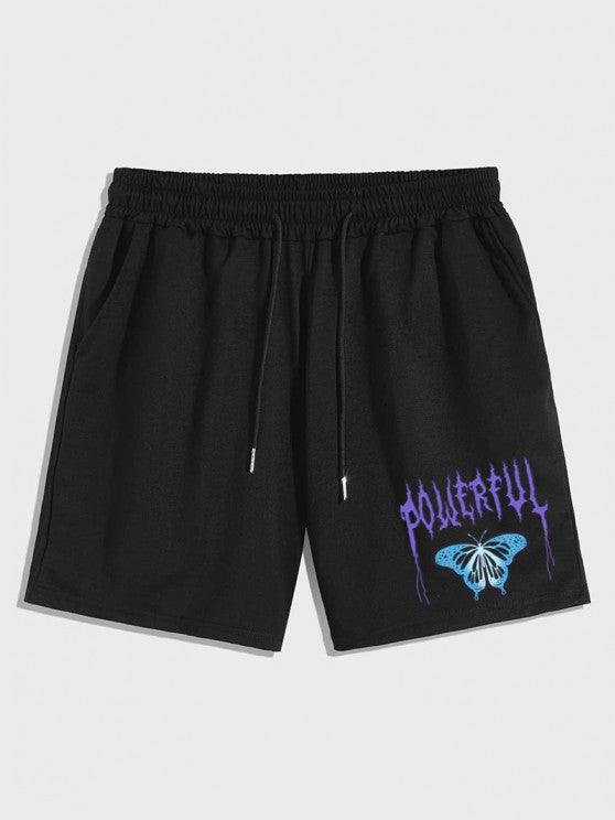 Butterfly Graphic Pattern T Shirt And Shorts-My 3D Hoodie