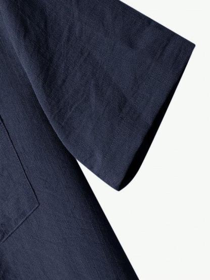 Lapel Collar Short Sleeve Shirt And Casual Pant-My 3D Hoodie