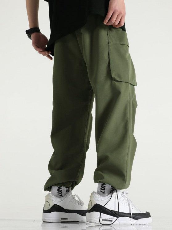 Coconut Tree Print Shirt With Cargo Pants Set-My 3D Hoodie