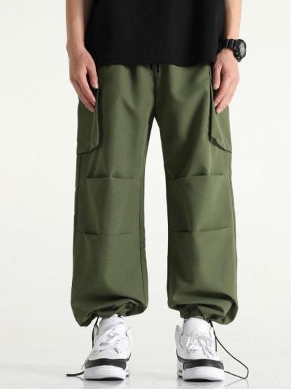Coconut Tree Print Shirt With Cargo Pants Set-My 3D Hoodie
