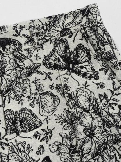 Butterfly Pattern T Shirt And Shorts-My 3D Hoodie