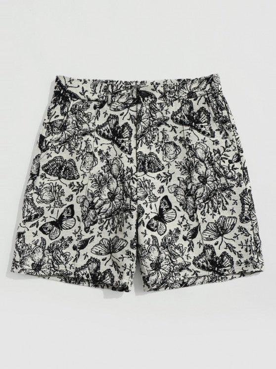 Butterfly Pattern T Shirt And Shorts-My 3D Hoodie