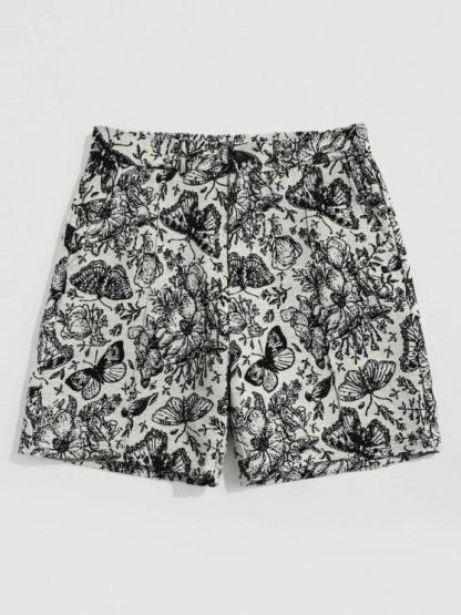 Butterfly Pattern T Shirt And Shorts-My 3D Hoodie
