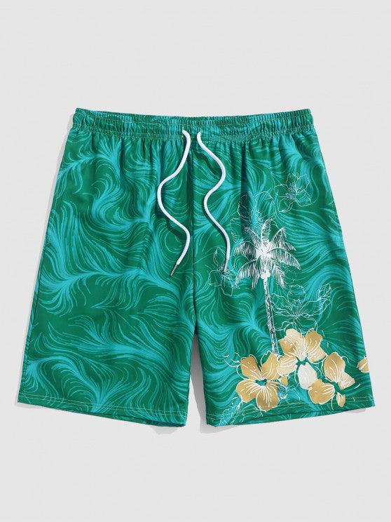 Coconut Palm Floral Tropical Shirt And Shorts-My 3D Hoodie
