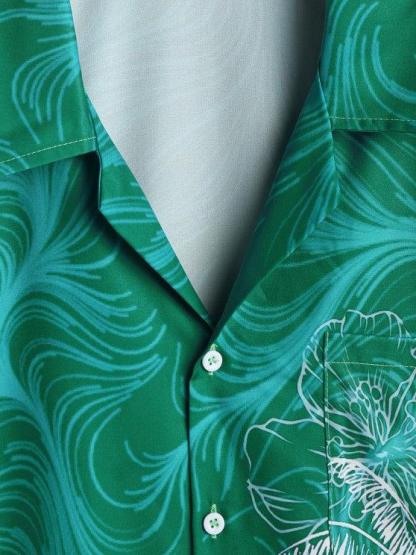 Coconut Palm Floral Tropical Shirt And Shorts-My 3D Hoodie