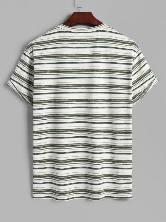 Striped Casual T Shirt And Shorts-My 3D Hoodie