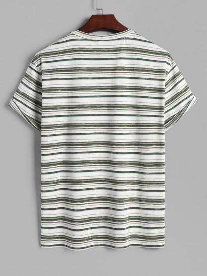 Striped Casual T Shirt And Shorts-My 3D Hoodie