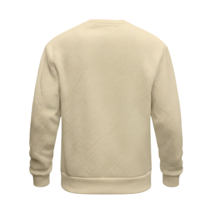 Geometric Pattern Crewneck Men Sweatshirt