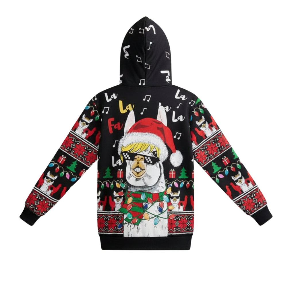 Christmas Snowman Graphic Print Hoodie For Kids