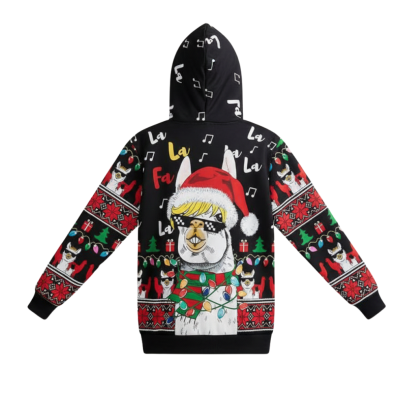 Christmas Snowman Graphic Print Hoodie For Kids