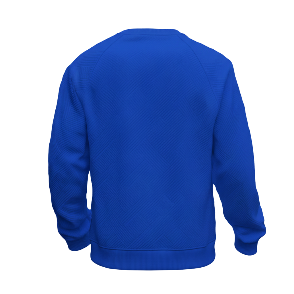 Geometric Pattern Crewneck Men Sweatshirt