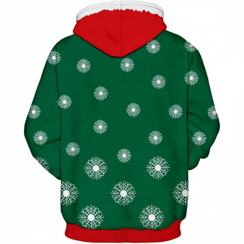 Funny Santa Claus All Over Print Hoodie