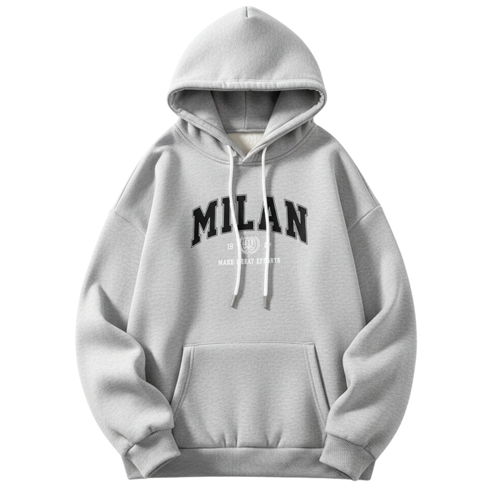 Men Fleece Lined Versatile Comfortable Hoodie