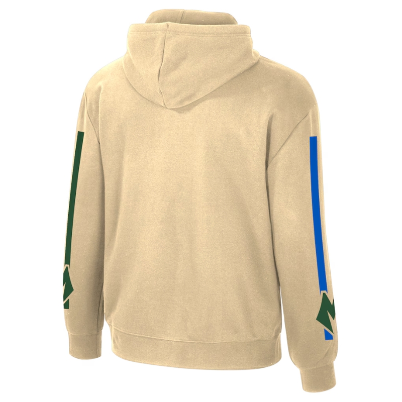 Unisex Milwaukee Bucks Stadium Essentials Cream 202526 City Edition City Star Hoodie