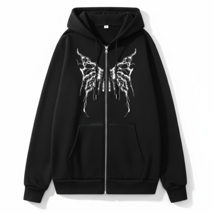 Graphic Print Hoodie For everyday Autumn Fashion.
