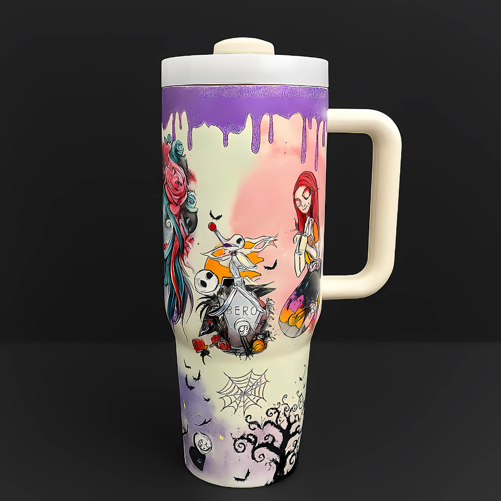 Sally x Jack Skellington 40 Oz Tumbler