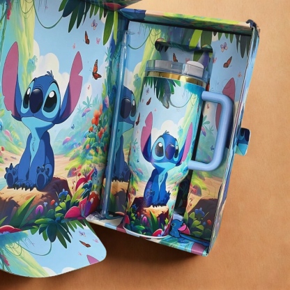 40oz Stainless Steel Tumbler with Insulated Travel Cup with Lid