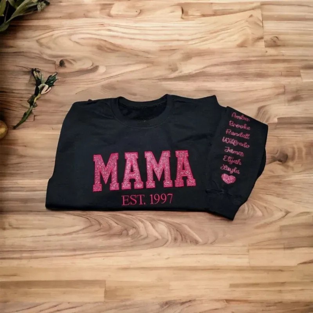 Customized Mama Printed Sweatshirts For Mothers Day