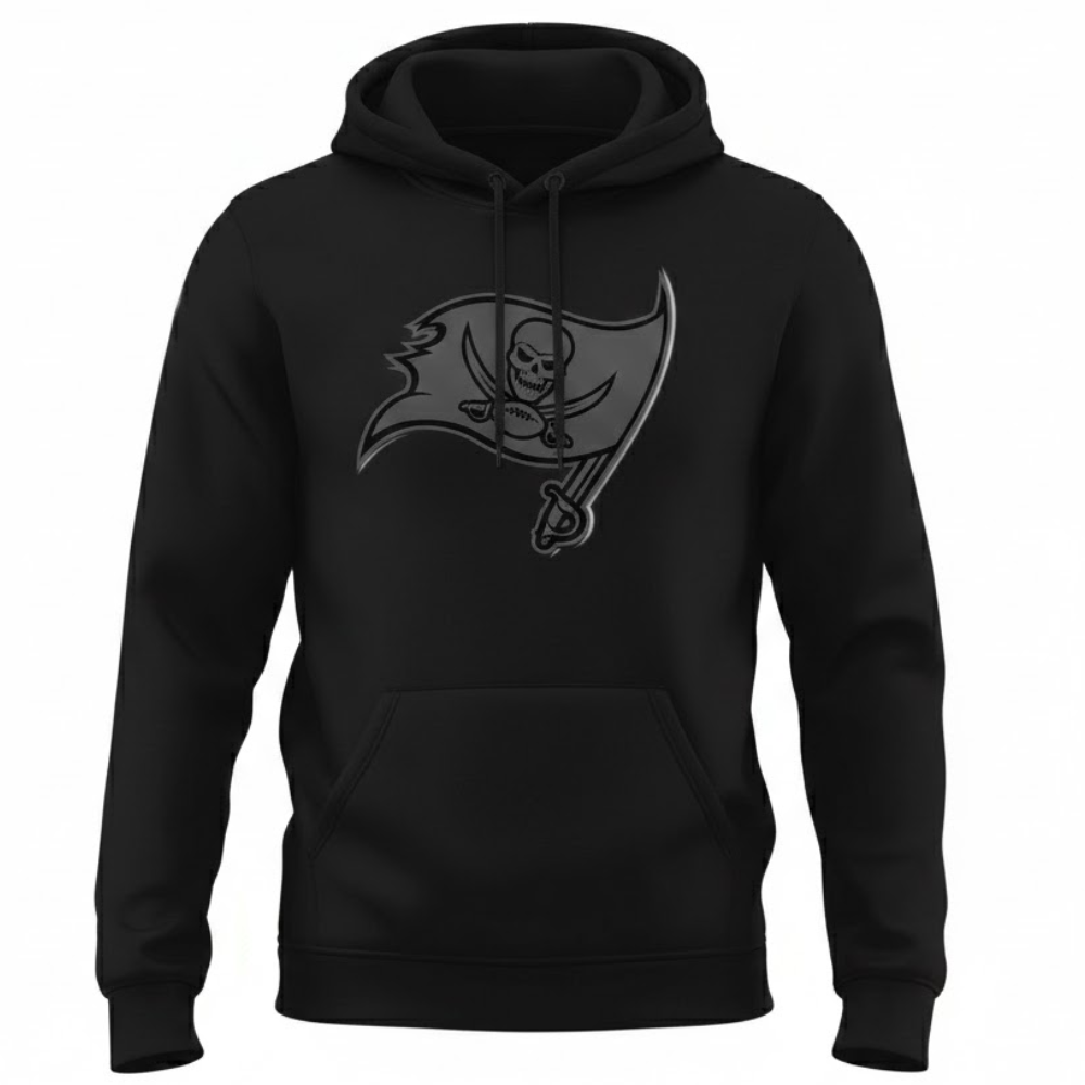 Buccaneers Back In Black Hoodie