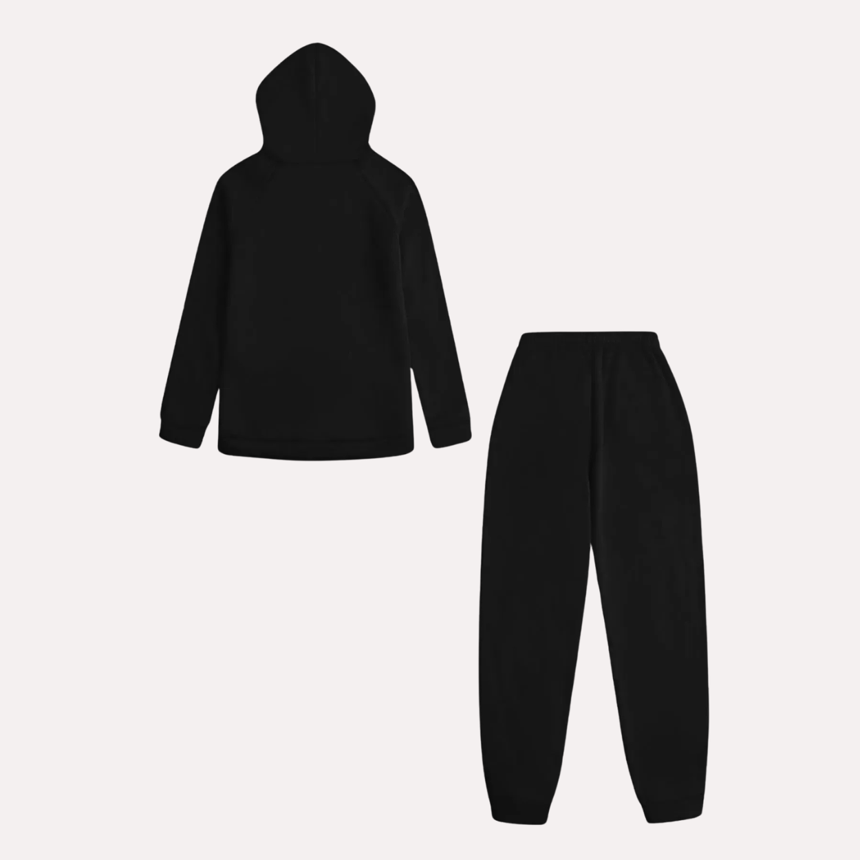 2 Pieces Raglan Sleeve Hoodie With Drawstring Sweatpants For Women