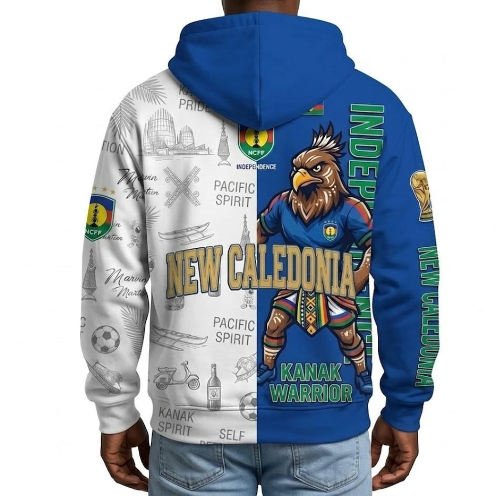 Caledonia Football Themed All Over Printed Hoodie
