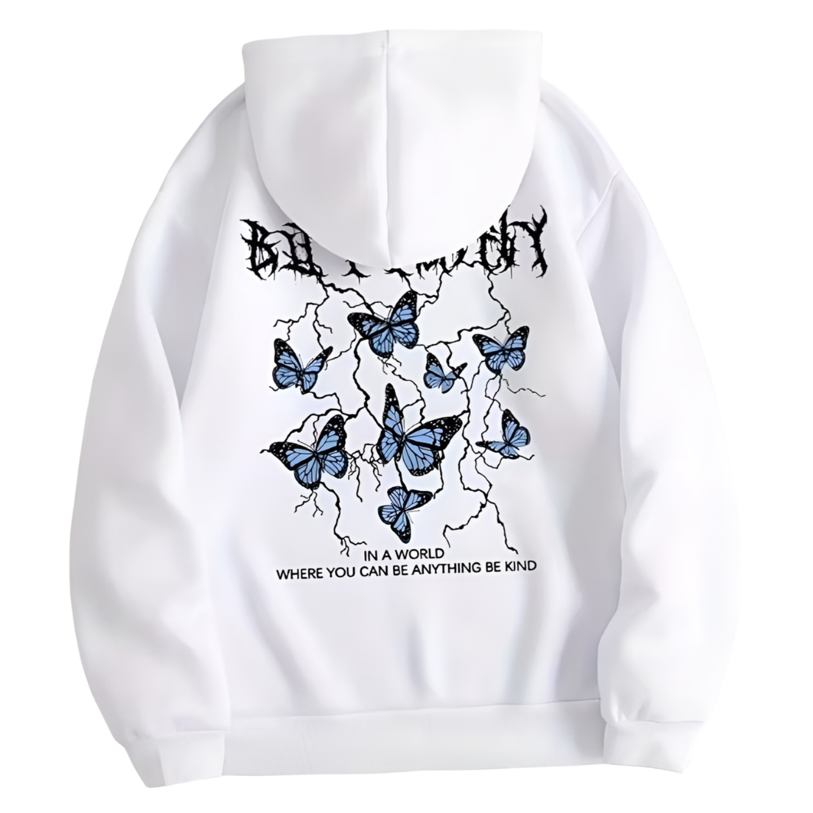 Women Chic Butterfly Graphic Hoodie