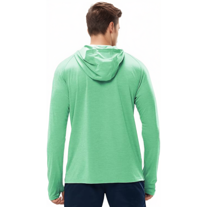 Mens UPF 50 Plus Sun Protection Long Sleeve Hoodie