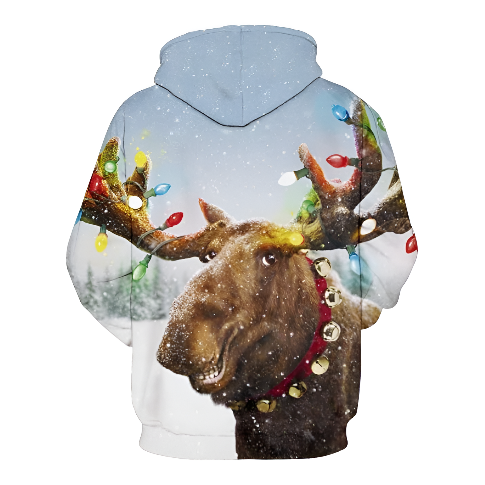 Christmas Holiday Themed Cartoon Hoodie