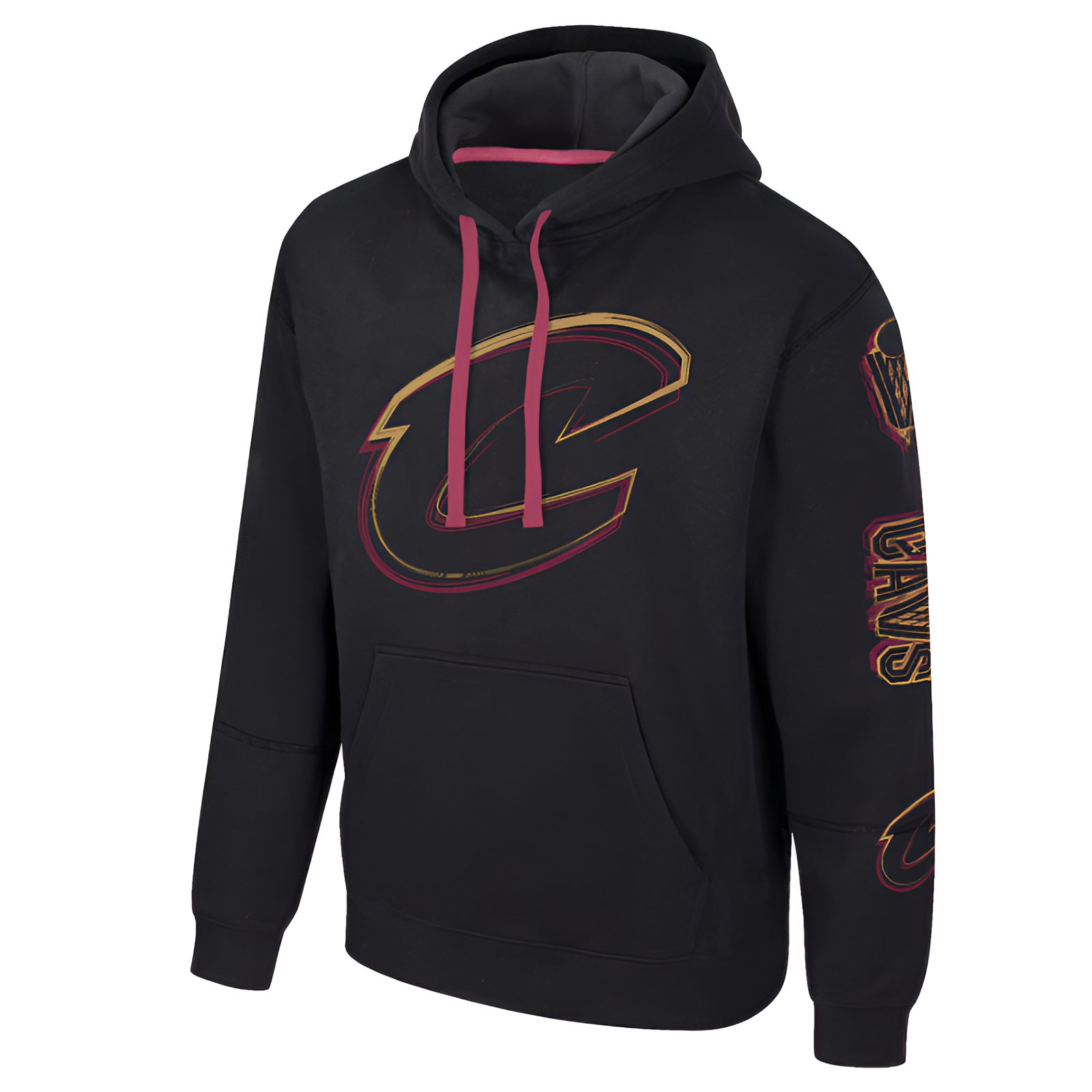Unisex Cleveland Cavaliers Stadium Essentials Black Elementized Pullover Hoodie
