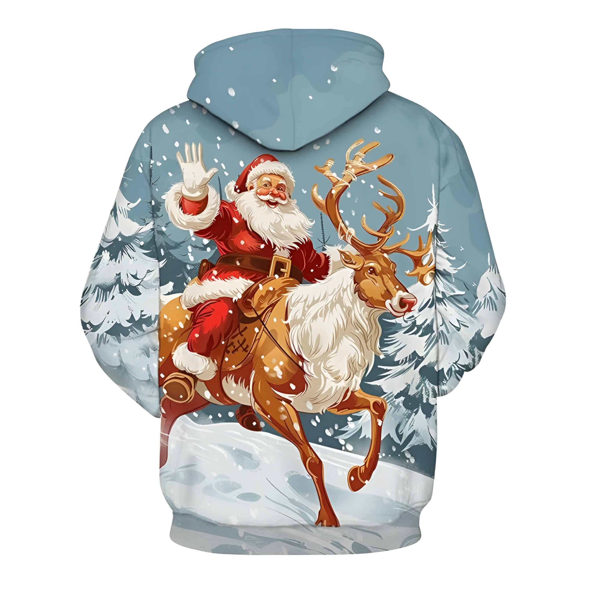Funny Christmas Themed Pullover Hoodie