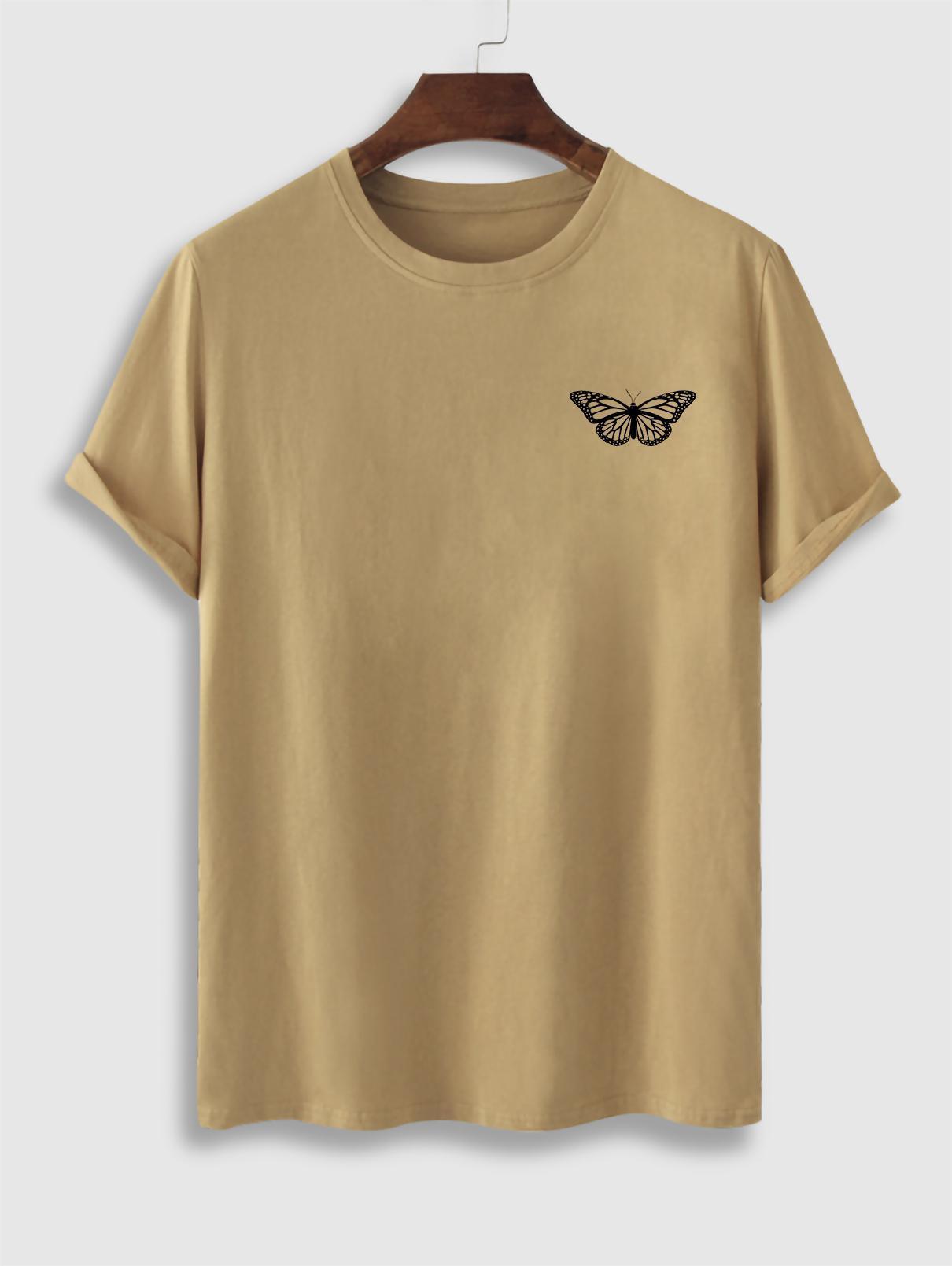 Butterfly Pattern Short Sleeves T Shirt And Shorts Set-My 3D Hoodie