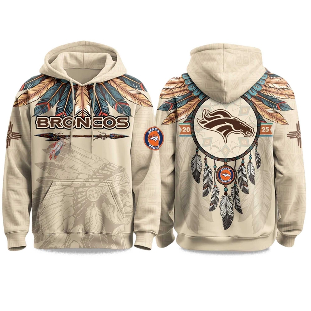 2025 Broncos Native American Heritage Month Hoodie