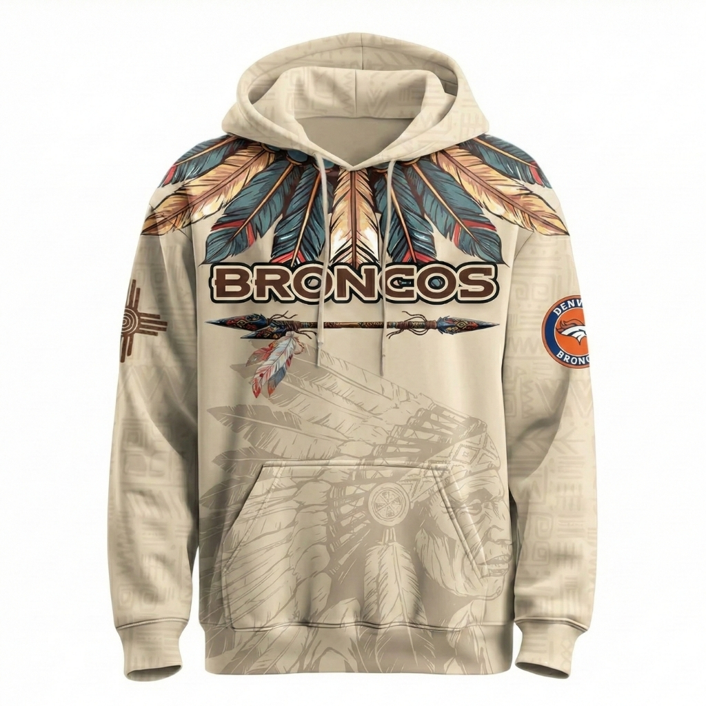2025 Broncos Native American Heritage Month Hoodie